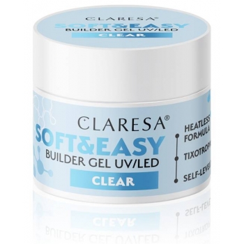 Claresa Żel budujący SOFT & EASY CLEAR 12g